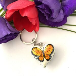 llavero-de-barro-mariposa-monarca