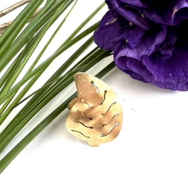 Anillo de chapa hoja