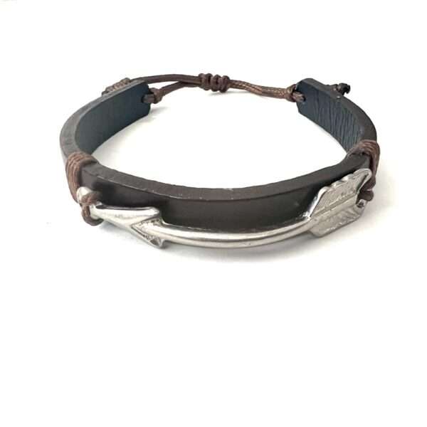 pulsera piel con flecha