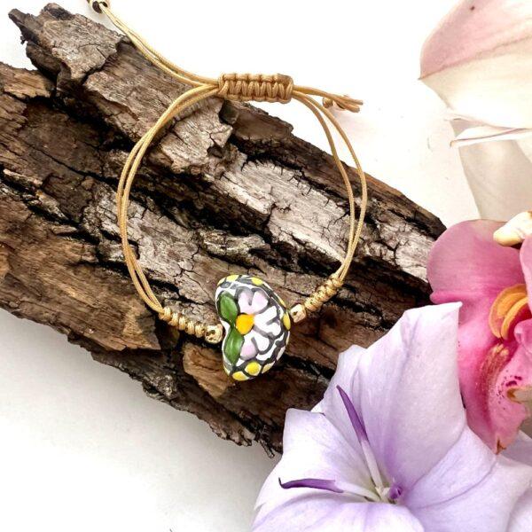 Pulsera sencilla talavera de colores - Imagen 3