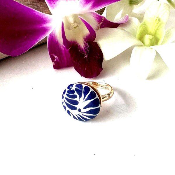 anillo talavera redondo mini