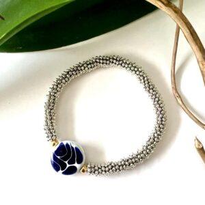 pulsera pewter circulo talavera
