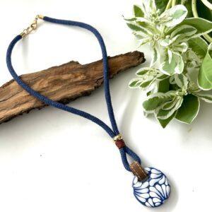 collar talavera azul mediano