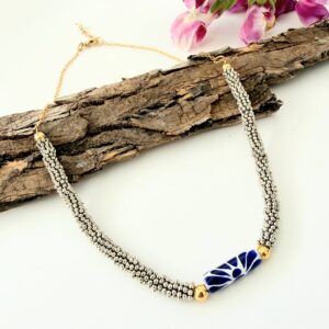 collar pewter cilindro talavera