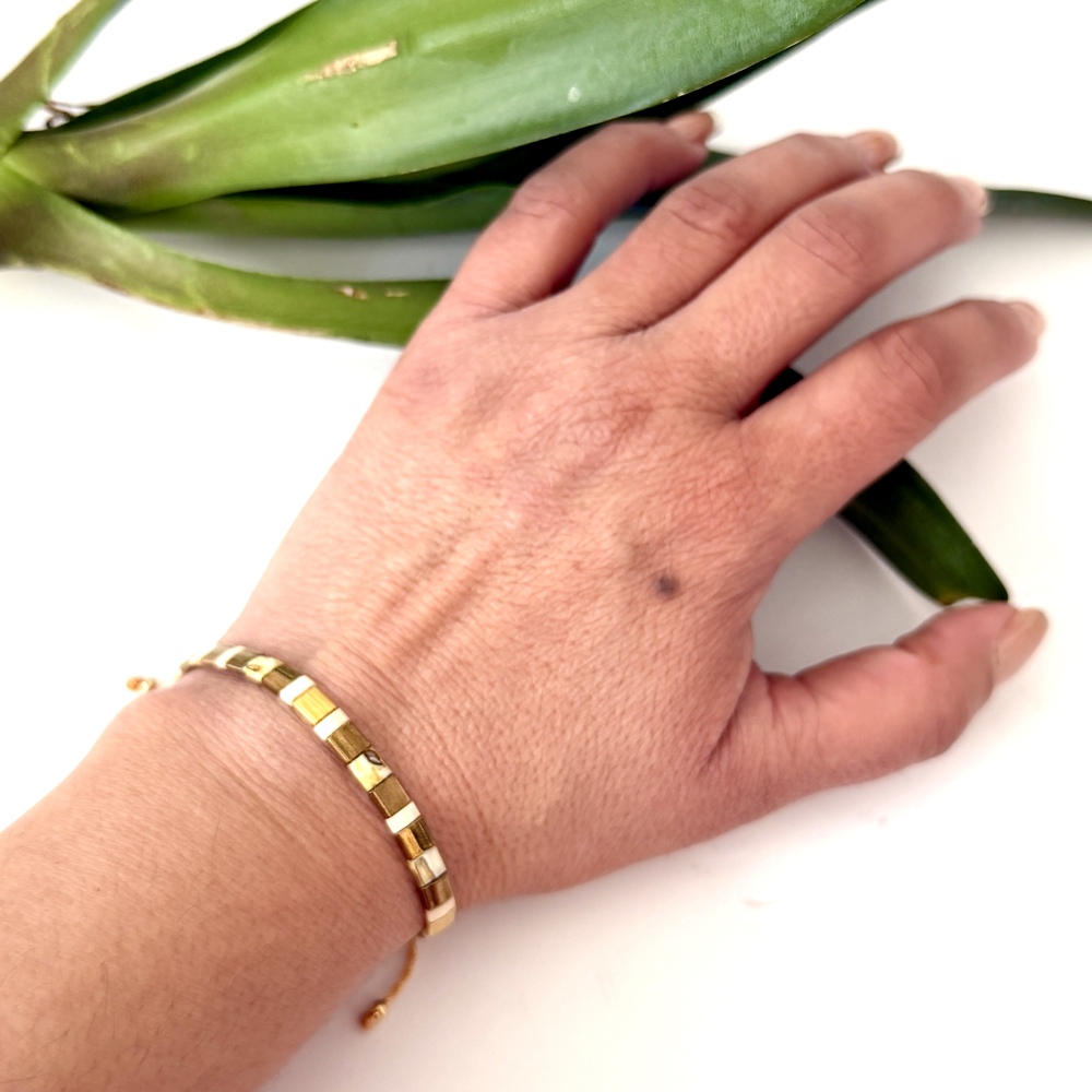 Pulsera tila tierra dorada - Imagen 2