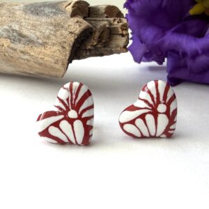 broquel talavera roja corazon